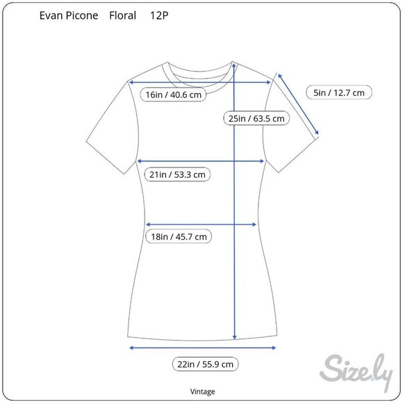 Evan-Picone Womens Red Floral Ruffle V-Neck Short Sleeve Lightweight Blouse 12P - Picture 8 of 8